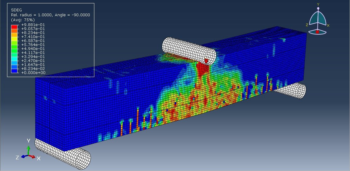 steel-concrete composite beam