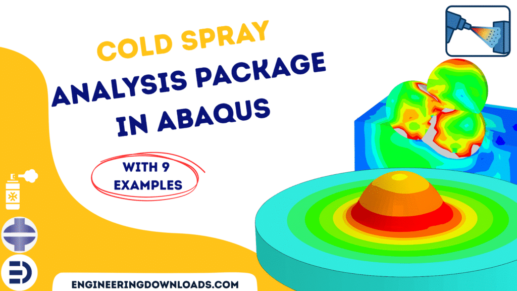 FEA model of cold spray analysis