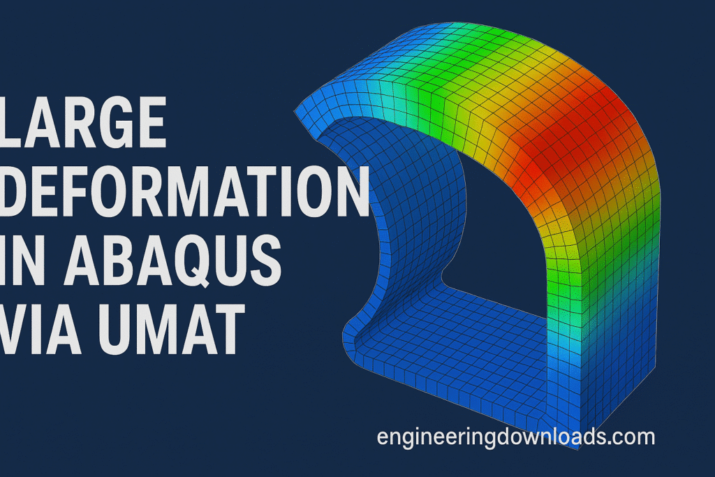 large deformation via user material