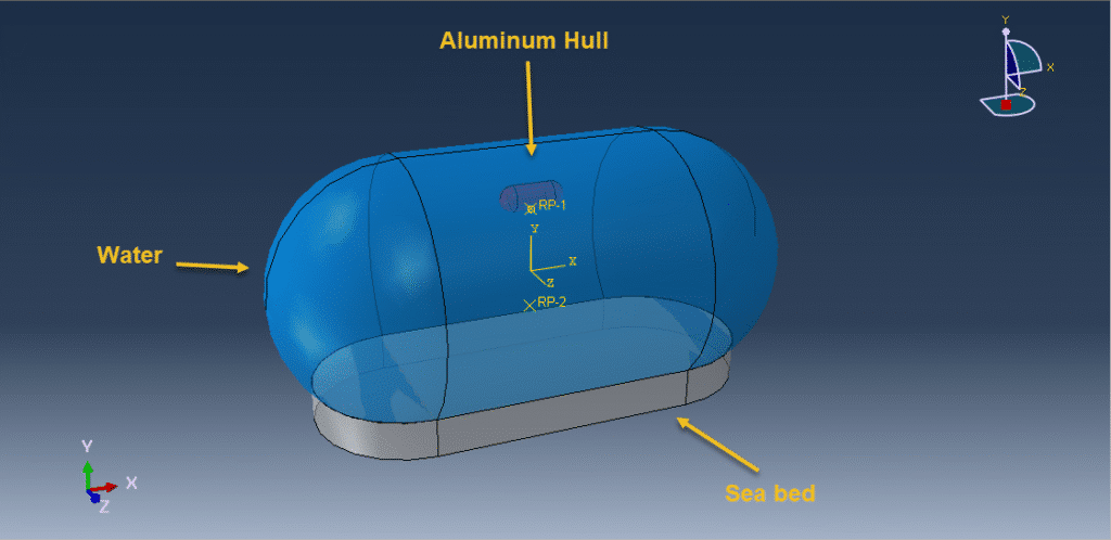 Underwater Explosion Shock Analysis of a Cylindrical Aluminum Hull