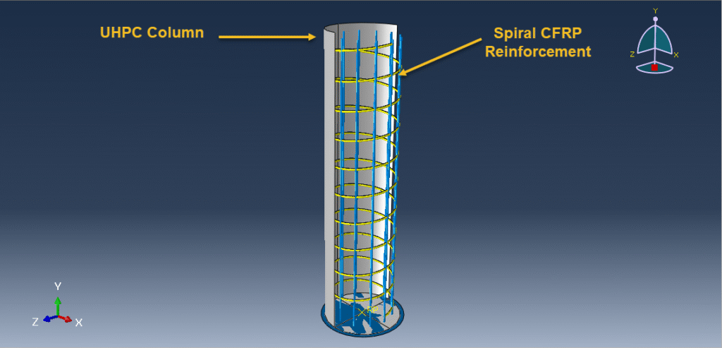 Hollow UHPC Column