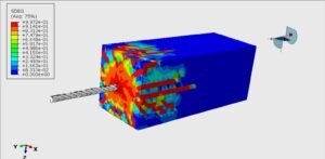 Bond Slip Analysis of the Pull-Out Test Simulation