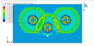 CEL Analysis of an Underwater Explosion Near Pipeline