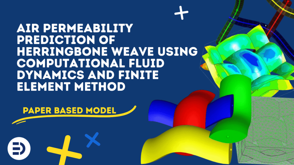 Air Permeability Prediction of Herringbone Weave Using Computational Fluid Dynamics and Finite Element Method