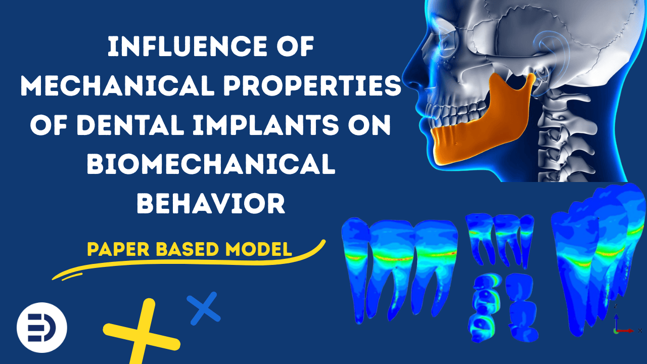 Influence of Mechanical Properties of Dental Implants on Biomechanical Behavior: A Three-Dimensional Finite Element Analysis
