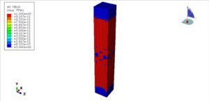Compression behavior test of stainless steel fiber reinforced refractory concrete