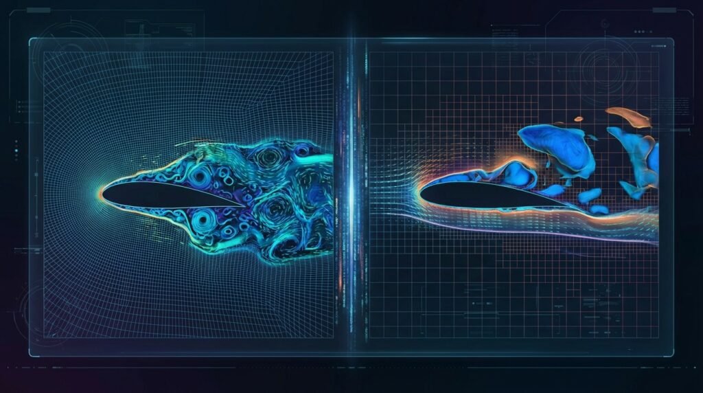 LES vs DES turbulence modeling