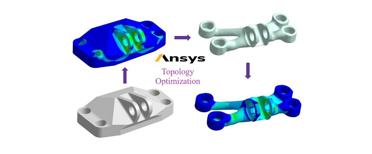 Topology Optimization of a Jet Engine Bracket with Structural Integrity Validation in Ansys Mechanical