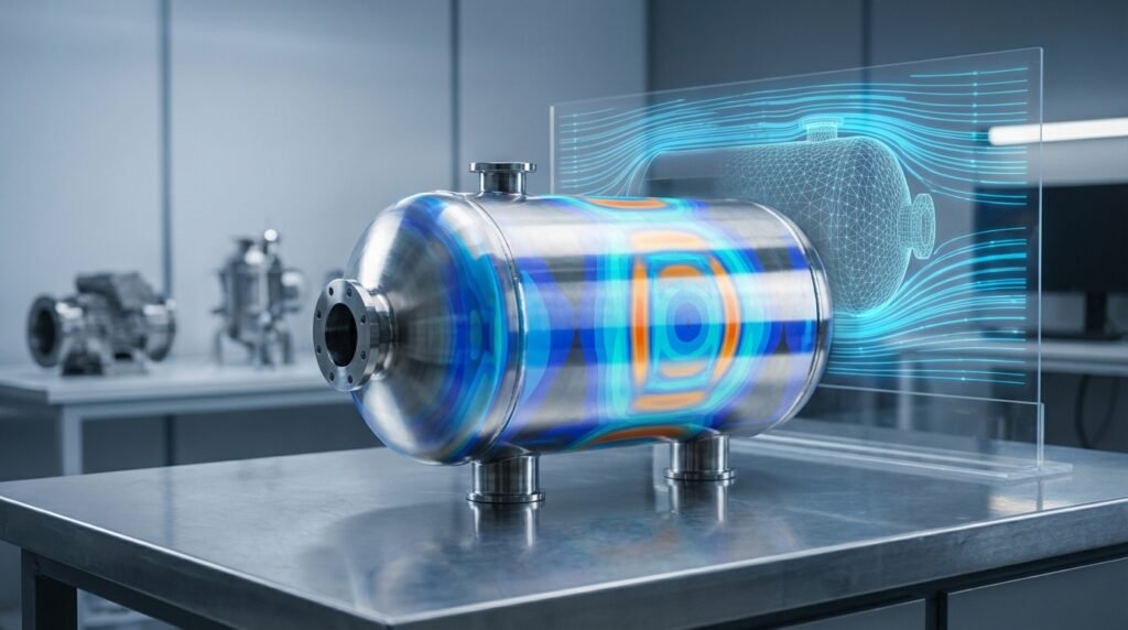 Pressure Vessel Stress Analysis